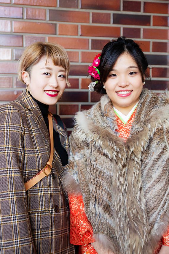 ハレの日を自分らしく楽しんでる2人