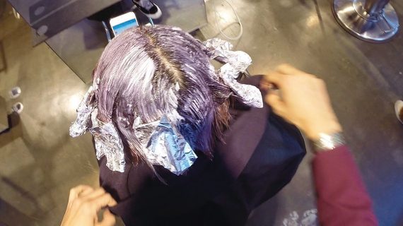 毛束の選択方法