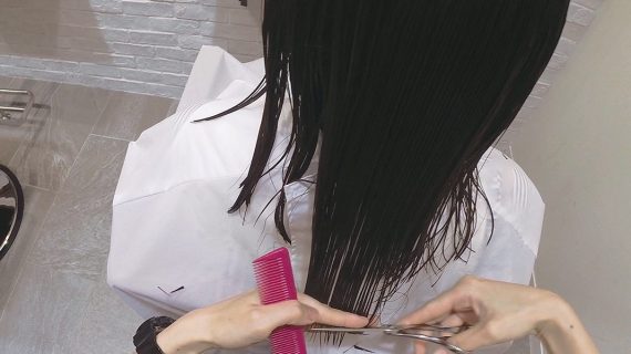 三日月セクション毛量調整