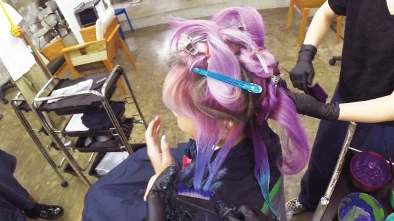 アンダー部分の施術