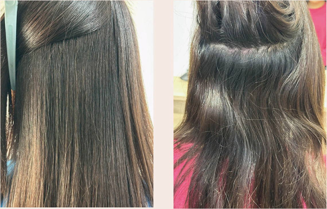 高pHなのに過膨潤、過軟化しにくい!新感覚アルカリストレートパーマ剤『アンリミット ストレートEXハード』の秘密に迫る/ボヤージュコスメティックス 11 CASE_2 【髪質】硬毛、太毛、カラー毛