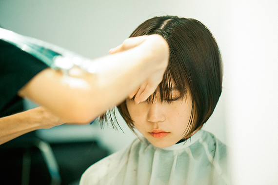 ヘアカラー施術