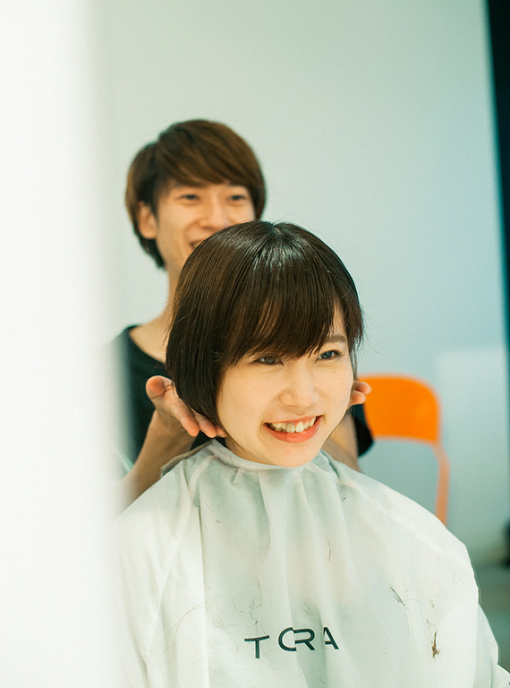 仕上げのスタイリング