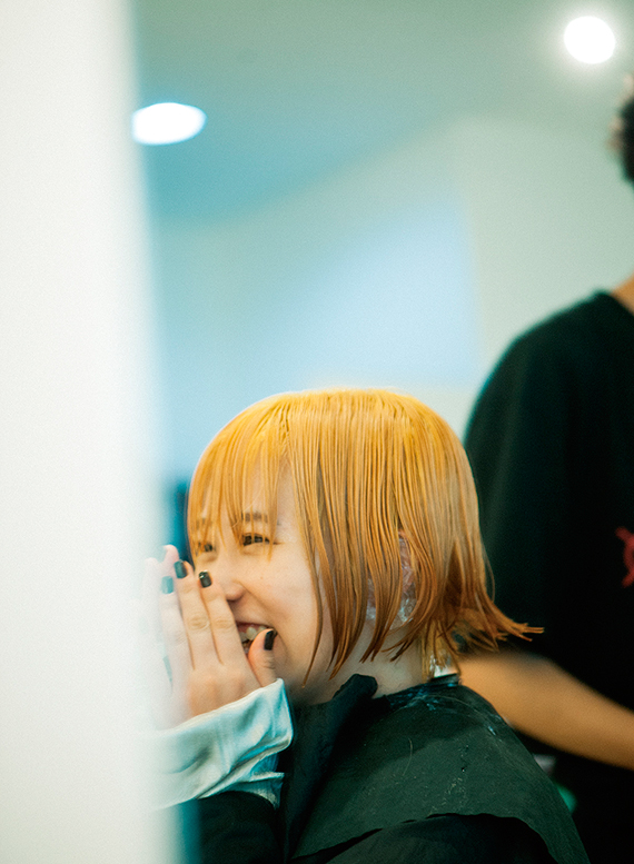 ヘアスタイリング