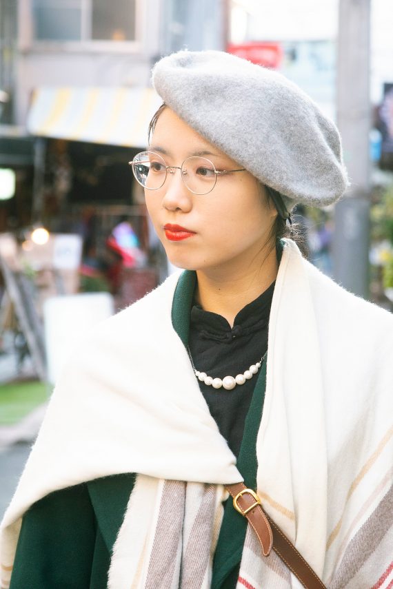 クラシカルな装いが下北沢のムードにマッチ