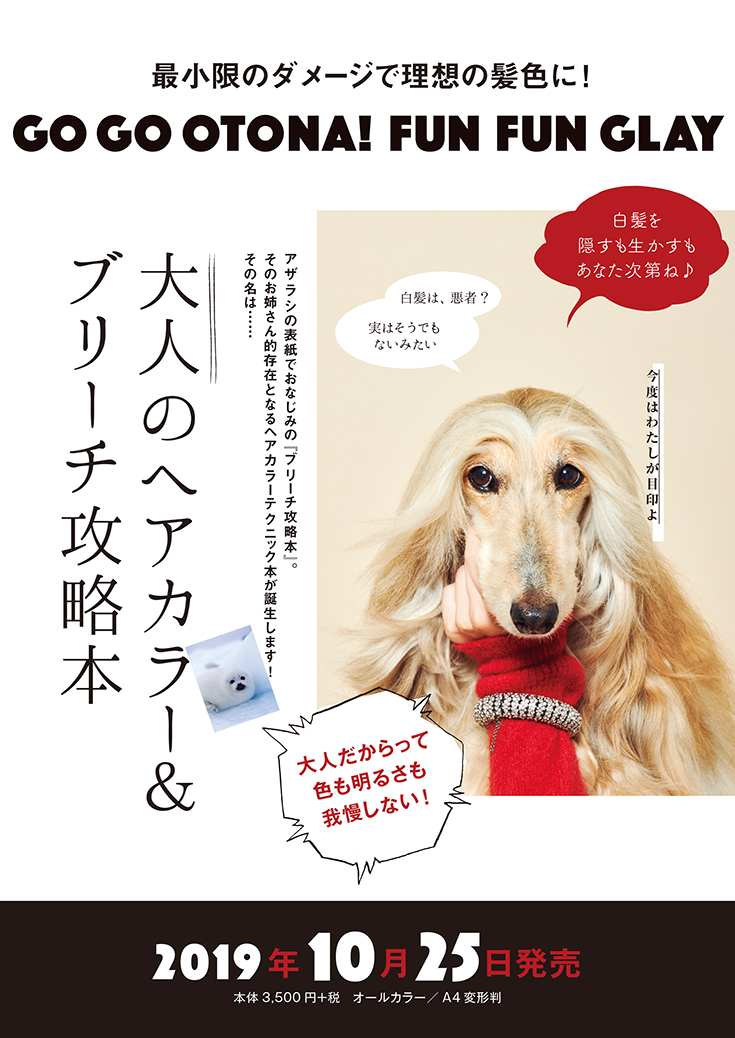 大人のヘアカラー＆ブリーチ攻略本チラシ表