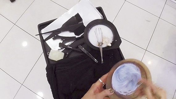 使用するカラー剤