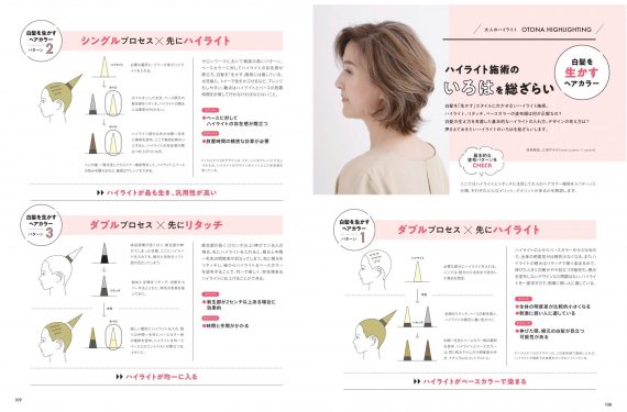 白髪を生かすヘアカラー