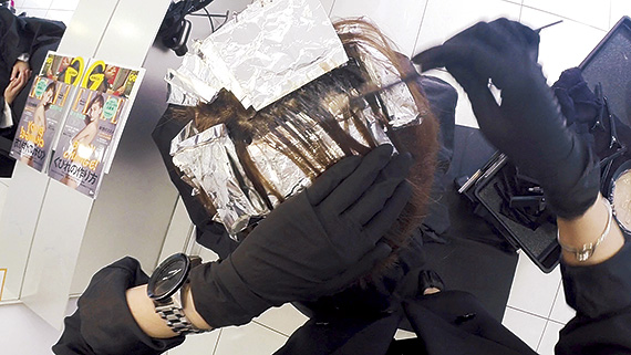 ホイルワーク完了