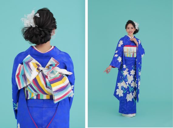 創作帯結び流麗