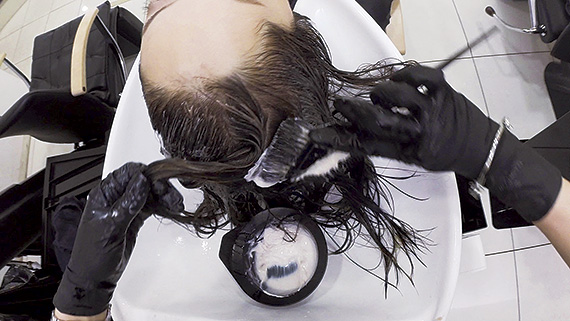 仕上げのカラー