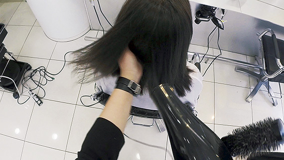 ドライ後の状態