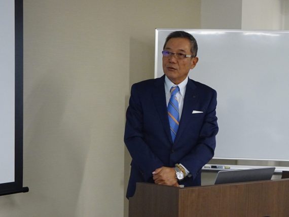 萩野眞新会長の就任あいさつ