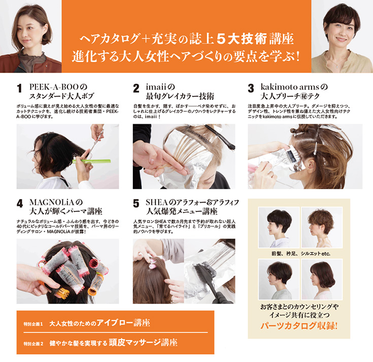 ヘアカタログ内容ページ