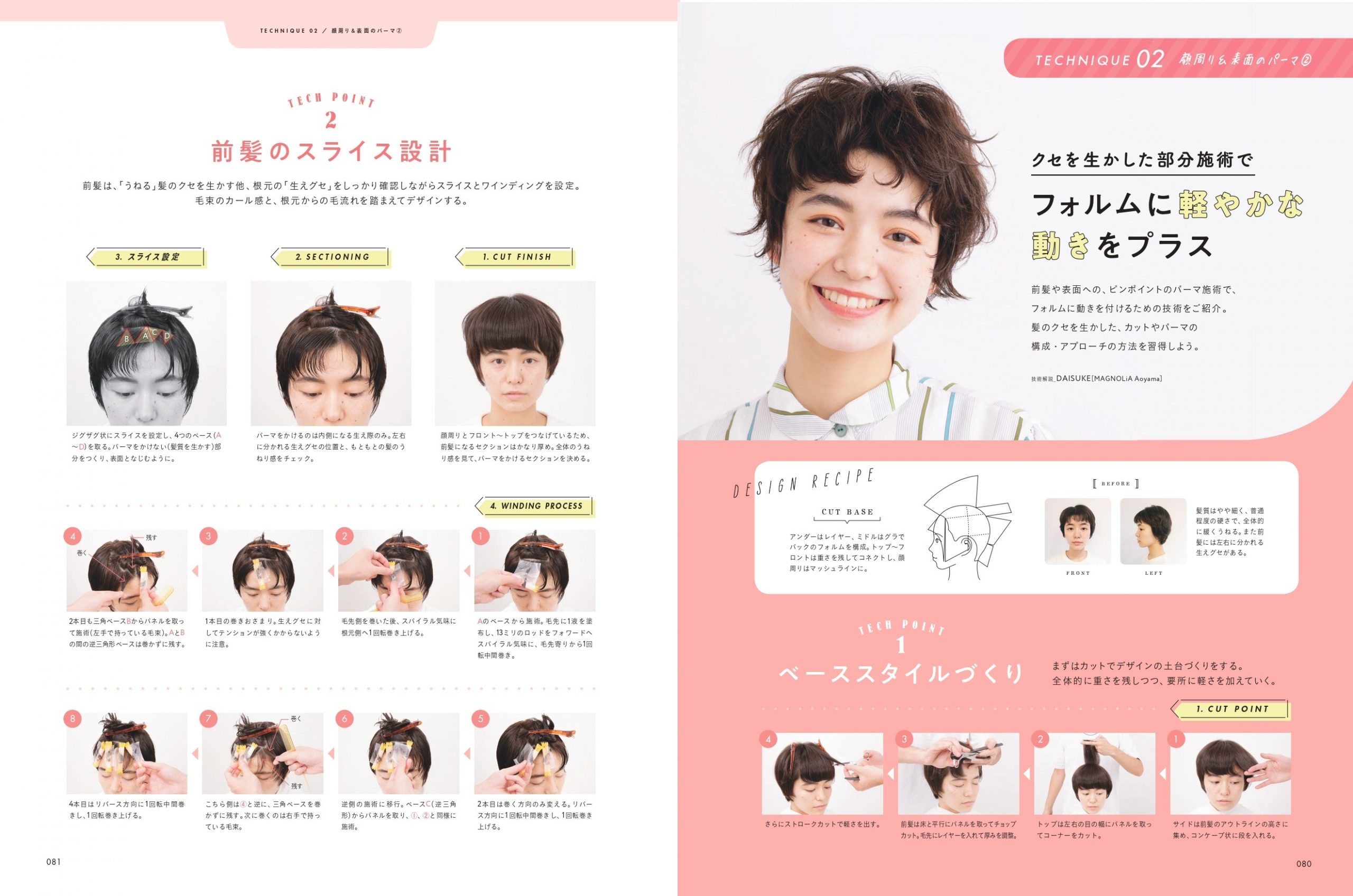 ケース別ポイントパーマテクニック解説