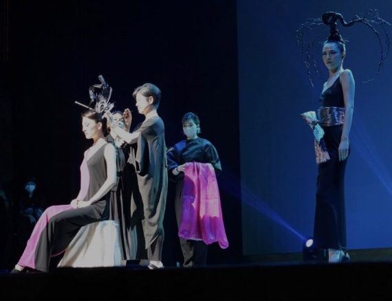 上田美江子氏のヘアメイク作品