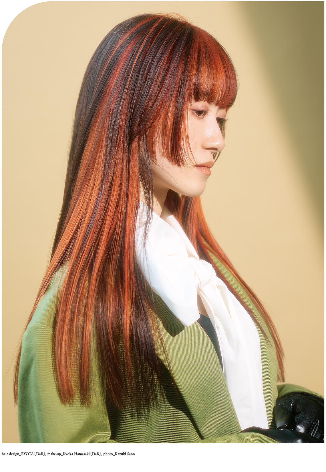 ブリーチ施術時のセクショニングがカギのコントラストが際立つ技ありカラー