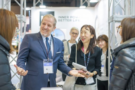 海外企業の出展ブース