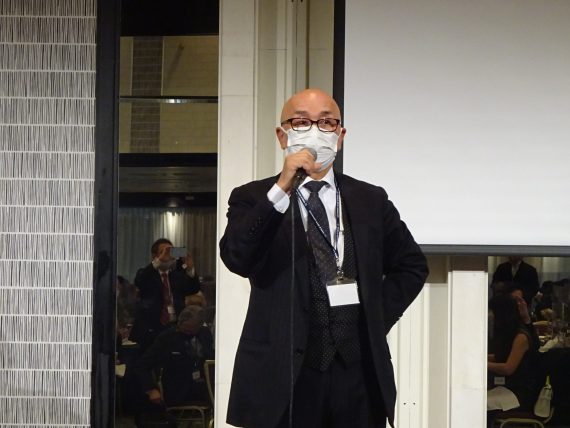 田中不二夫後援会会長の中締め