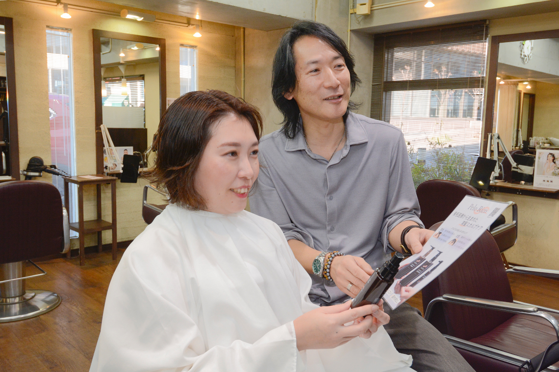 ◎サロンケア＆ホームケアの両輪で薄毛ケアの満足度を高める