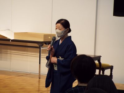 締めのあいさつに立つ全婚・荘司礼子東京ブロック長