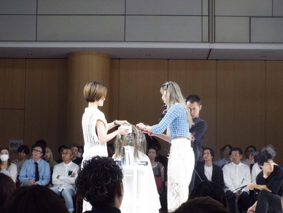 抜け切りハイライトの技術披露