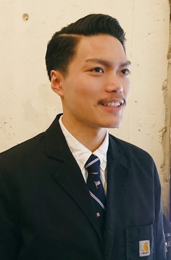 完成したヘアスタイル