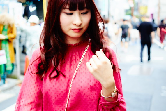 歩きながらのポートレート