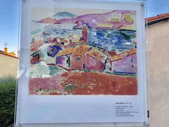 コリウールの芸術的な風景