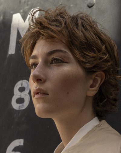 目尻を強調したアイスピックアイラインメイク