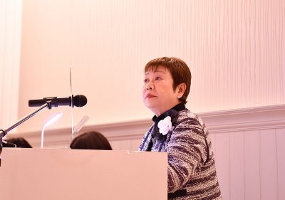 田中順子社長が経営方針を発表