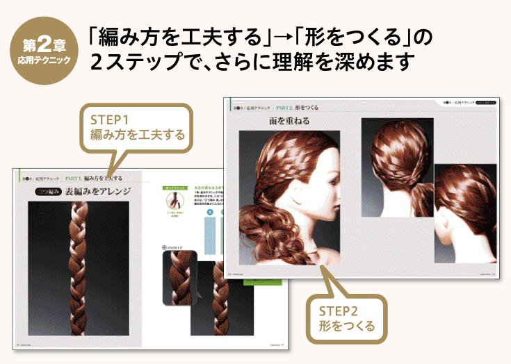 編み込み入門 サンプルページ3