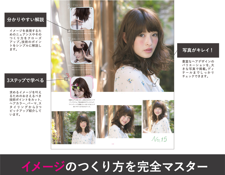 ヘアレシピ内容ページ4