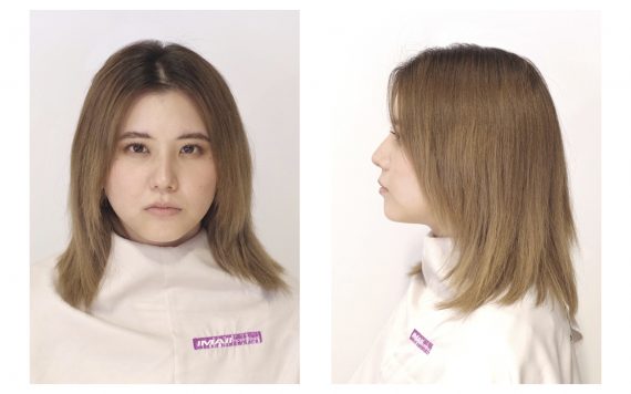 【ルベル×imaii×HAIR MODE】『エドル』からの新提案、ヘアカラーデザインの髪色ずっと続くルベルのサロントリートメント 21 BEFORE