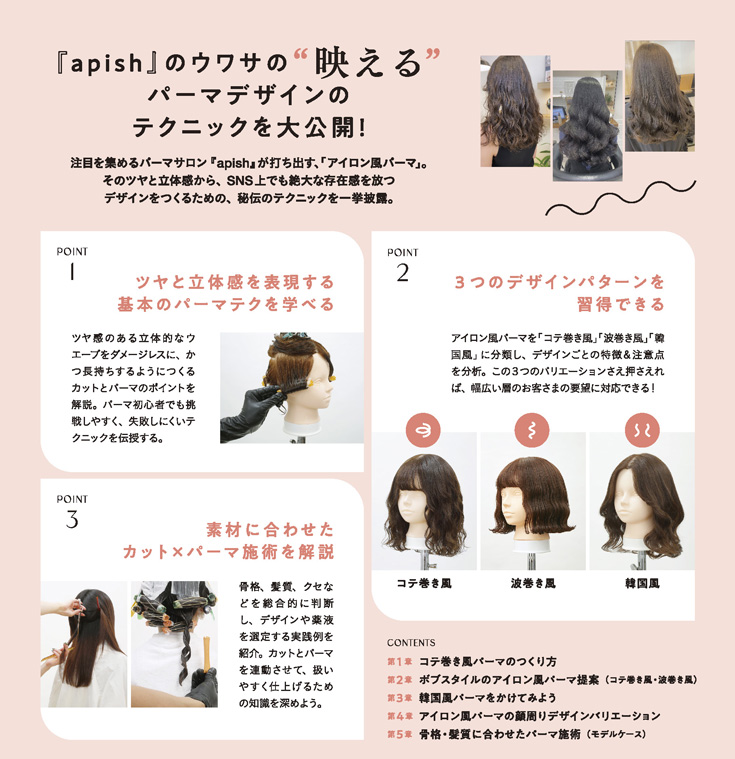 パーマスタイル実例ページ