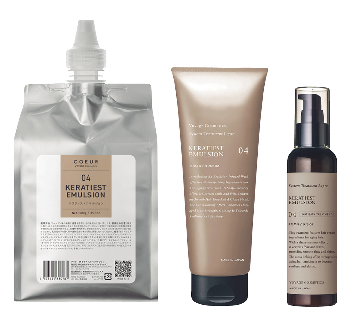 ◎ブリーチ施術をさらに向上させるアイテム
サロンでも自宅でも使えるダメージ毛に潤いを与えるヘアケアアイテム