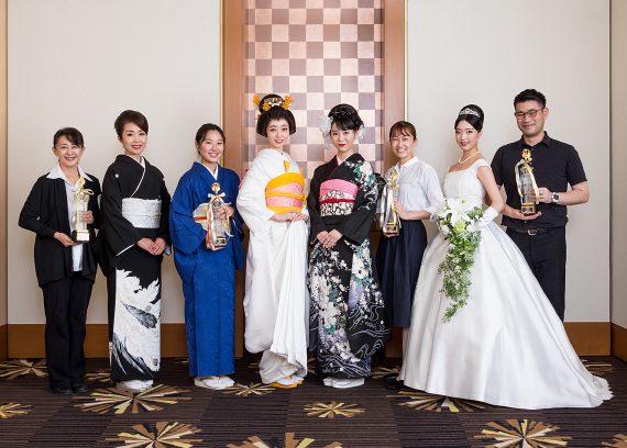 着付コンテスト最優秀賞受賞者