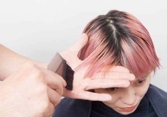 【ルベル×imaii×HAIR MODE】『エドル』からの新提案、ヘアカラーデザインの髪色ずっと続くルベルのサロントリートメント 5 TECHNIQUEPROCESS