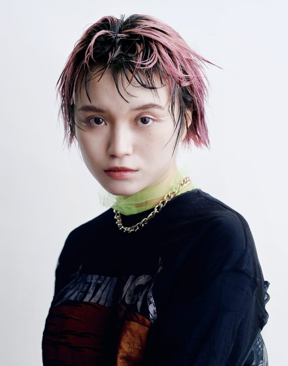 【ルベル×imaii×HAIR MODE】『エドル』からの新提案、ヘアカラーデザインの髪色ずっと続くルベルのサロントリートメント 2 ■DESIGN1 ピンクのベースを生かしつつ陰影をプラス