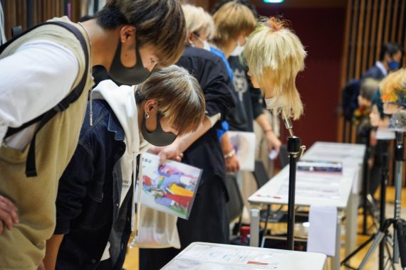 美容師デザインコンテストの様子