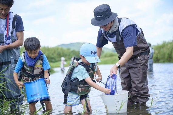 水資源保全活動の様子