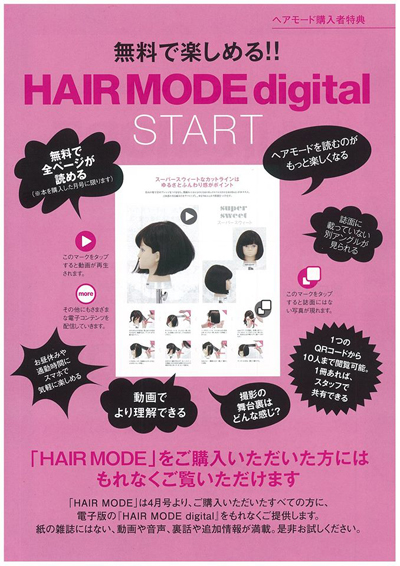 HAIRMODEdigital利用手順の説明画像