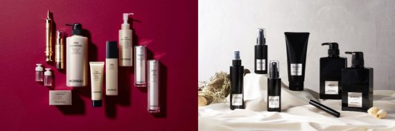 寄付された化粧品の一部