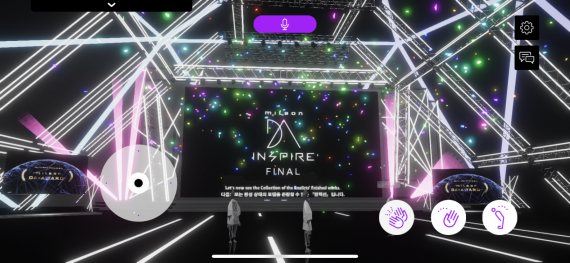 ミルボンデジタルアリーナ内のイベントスペース