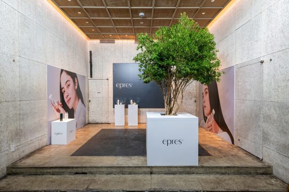 エプレ製品ディスプレイ