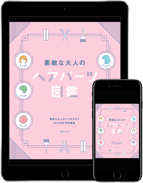 素敵な大人のヘアパーツ図鑑 表紙